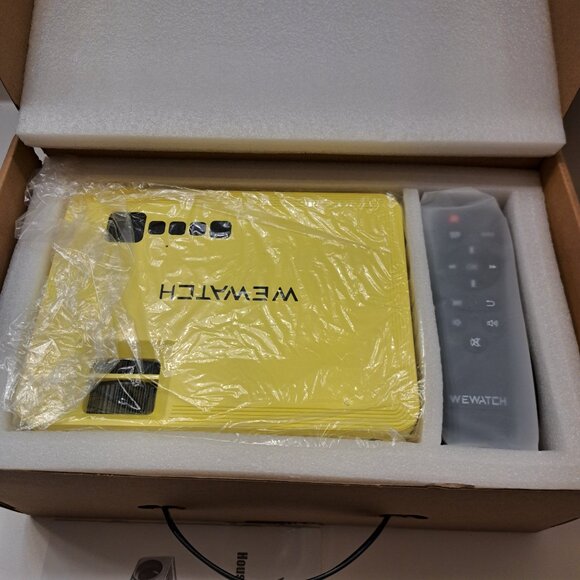 WiFi Video Projector, WEWATCH V10 Wireless Portable Movie Projector - Picture 3 of 5